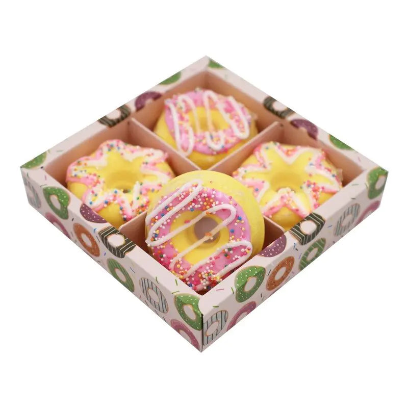 Shower Ball Bubble Bomb Bath Salt Donuts – Luxurious Aromatherapy & Skin Nourishing Bath Bombs