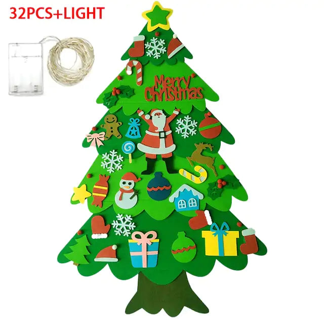 DIY Felt Christmas Tree for Kids – Perfect Holiday Activity