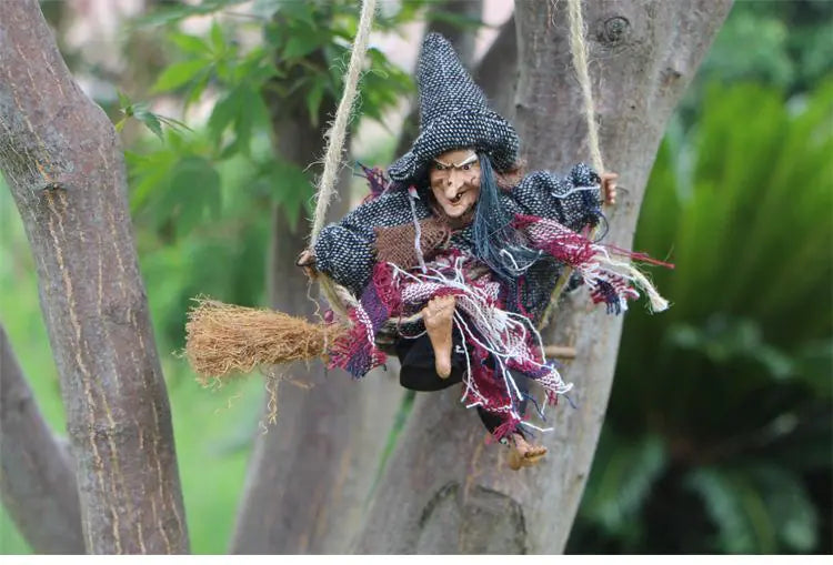 Kitchen Witch Hanging Decor - Enchant Your Cooking Space for Halloween