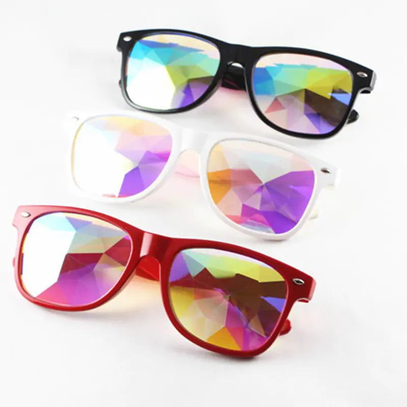 Kaleidoscope Sunglasses – Colorful Party Eyewear for Festivals & Fun
