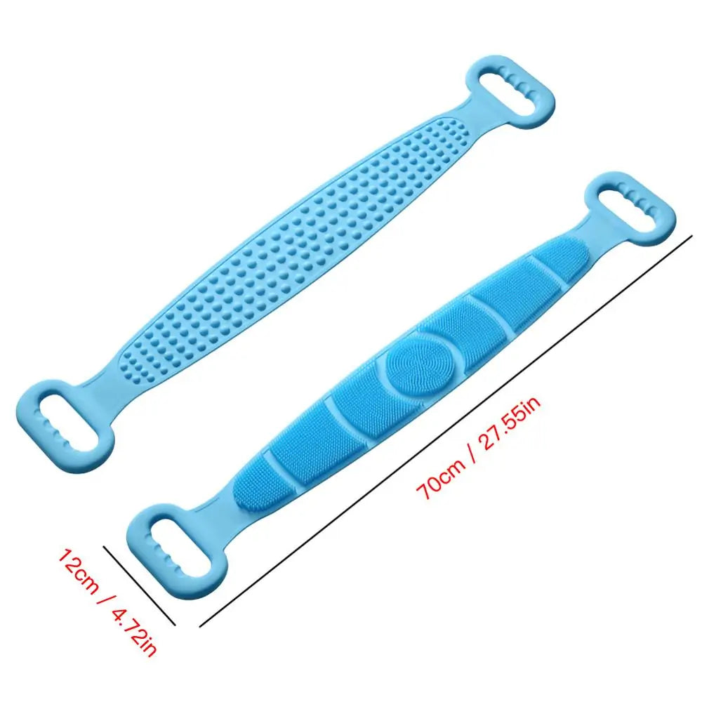 Silicone Exfoliating Bath Shower Body Scrub Belt – Eco-Friendly, Dual-Sided Exfoliation, Unisex