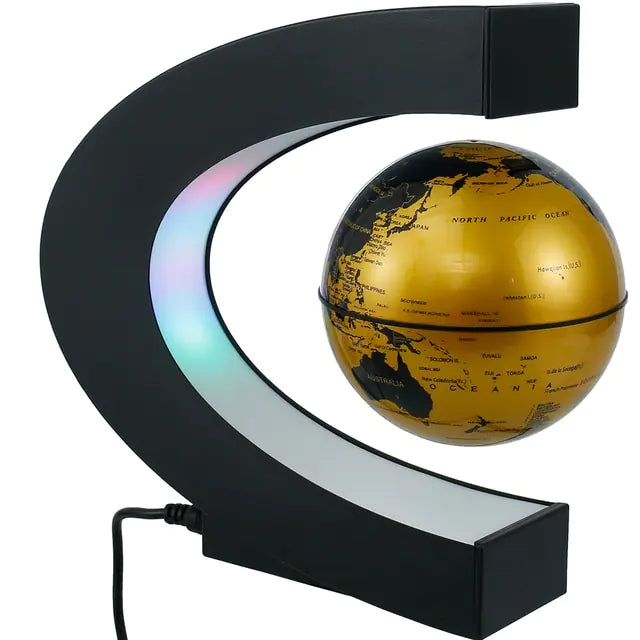 Levitating Magnetic Globe LED Lamp – Mesmerizing Floating Light for Modern Spaces