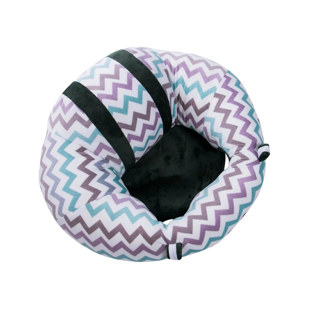 Plush Baby Support Seat, chevron print