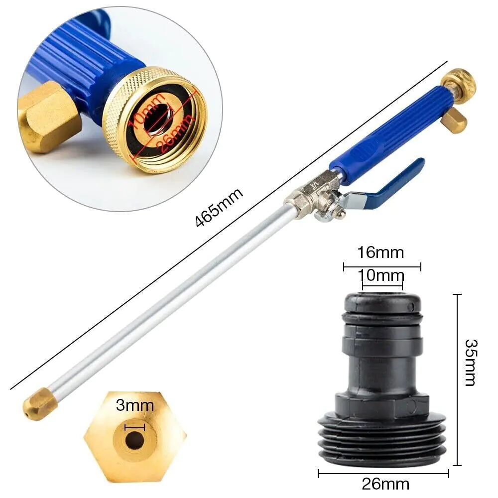 High Pressure Power Washer Nozzle Wand for Garden Hose – 2 Nozzles