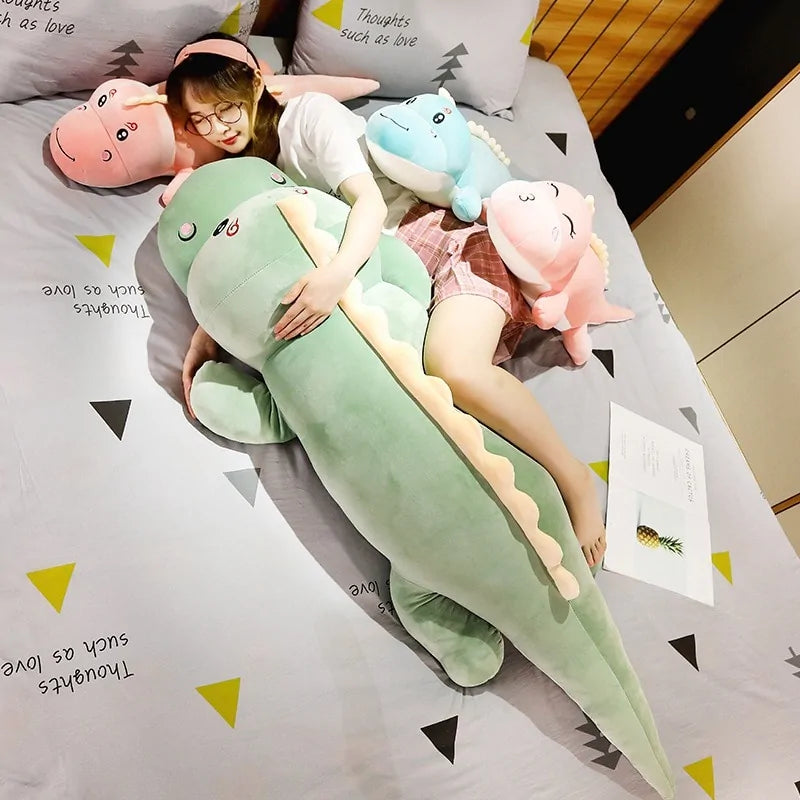 Large Dinosaur Plush Toy - Cozy, Cute, and Perfect for Cuddles