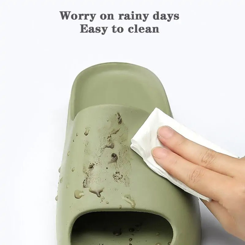 Summer Slide Sandals, easy to clean feature