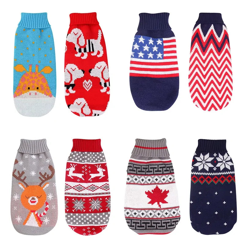 Christmas Pet Sweater Cozy and Festive Holiday Sweater for Dogs and Cats