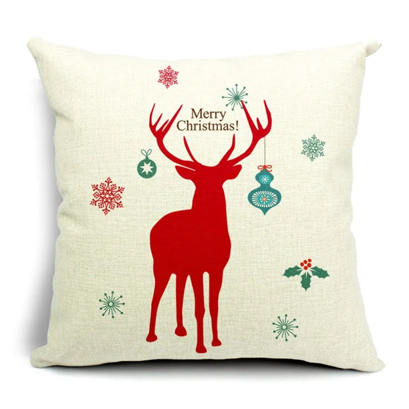 Christmas Pillow Covers Festive Holiday Cushion Covers for Seasonal Decor