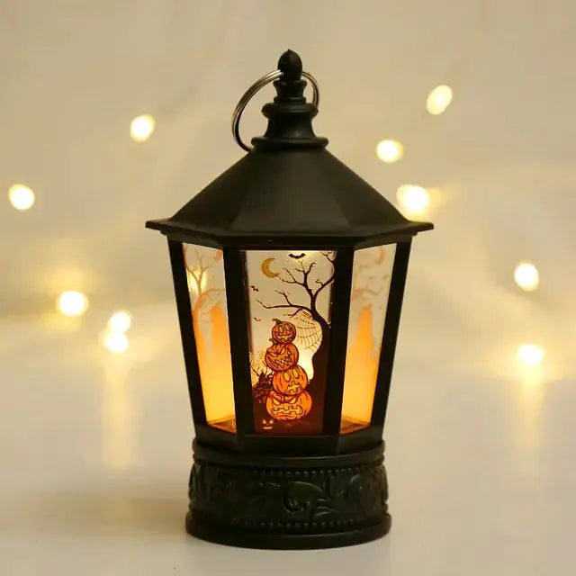 Halloween Lantern Lights with Pumpkins for Spooky Indoor and Outdoor Décor
