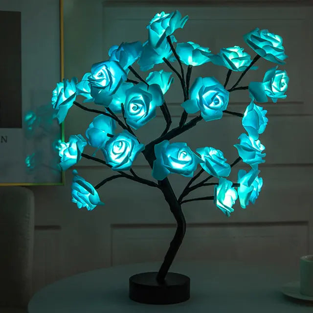 Christmas Card Tree Lights – Warm White, Blue, Red, Pink LED Holiday Lights
