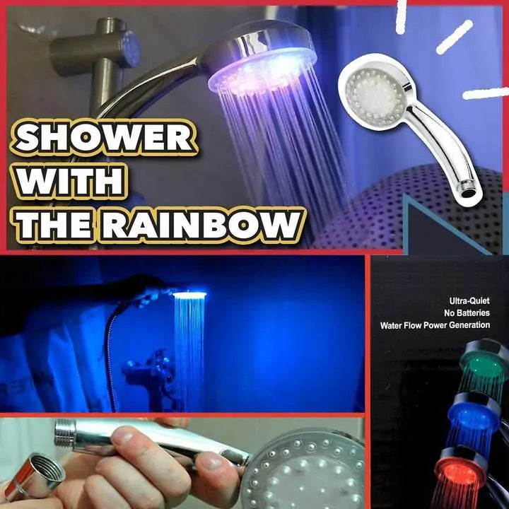 LED Color Changing Showerhead, Details