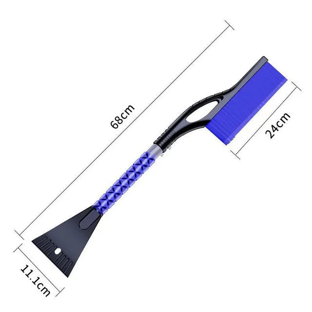 2-in-1 Snow Brush and Ice Scraper for Car Windshield - Winter Driving Essential