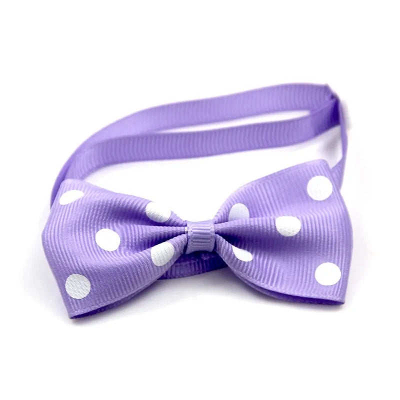 Holiday Pet Bow Collar - Festive and Stylish Accessory for Pets