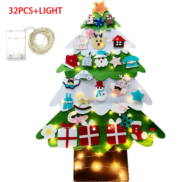 DIY Felt Christmas Tree for Kids – Perfect Holiday Activity