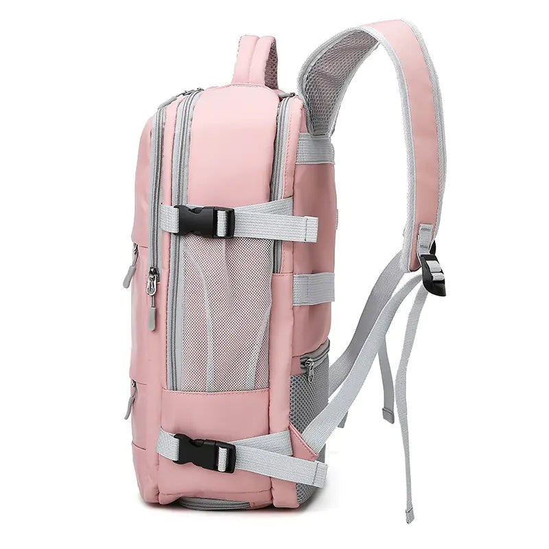 Travel Essentials Backpack, side view