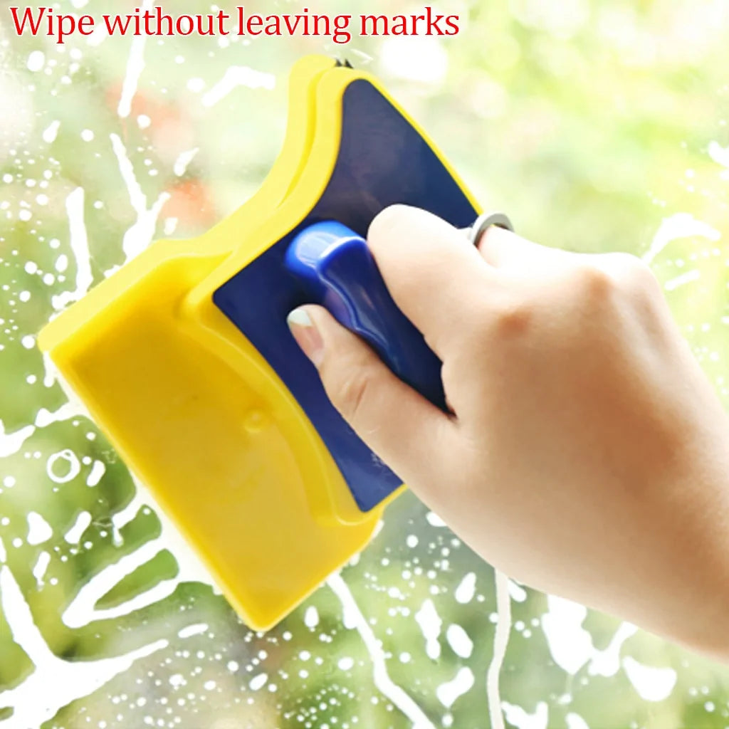Magnetic Window Cleaner Glass Brush Tool – Double-Sided Glass Wiper