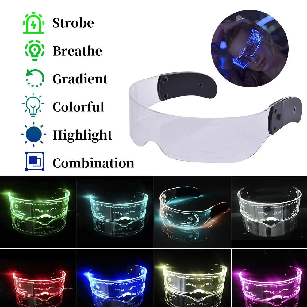 Colorful Luminous LED Glasses for Party Decor – Light Up Your Night