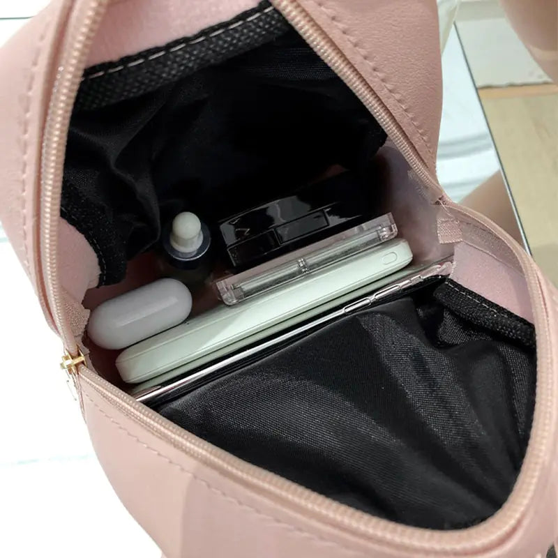 Mini Backpack for Women – PU Leather Multifunction Crossbody Bag