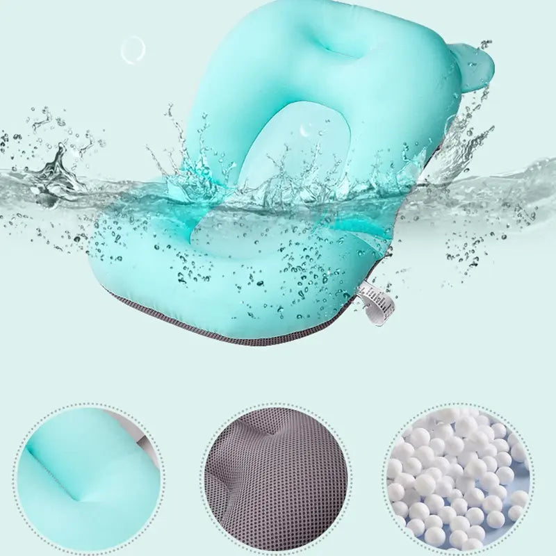 Foldable Baby Bath Seat close-up of materials