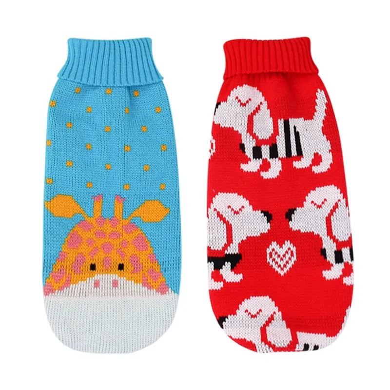 Christmas Pet Sweater Cozy and Festive Holiday Sweater for Dogs and Cats