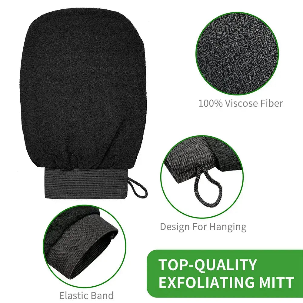 Exfoliating Shower Gloves details