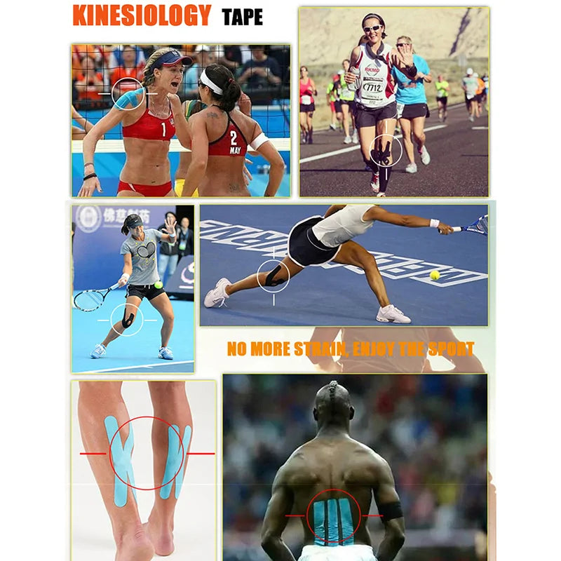 Muscle Support Kinesiology Tape, multi-purpose use in sports