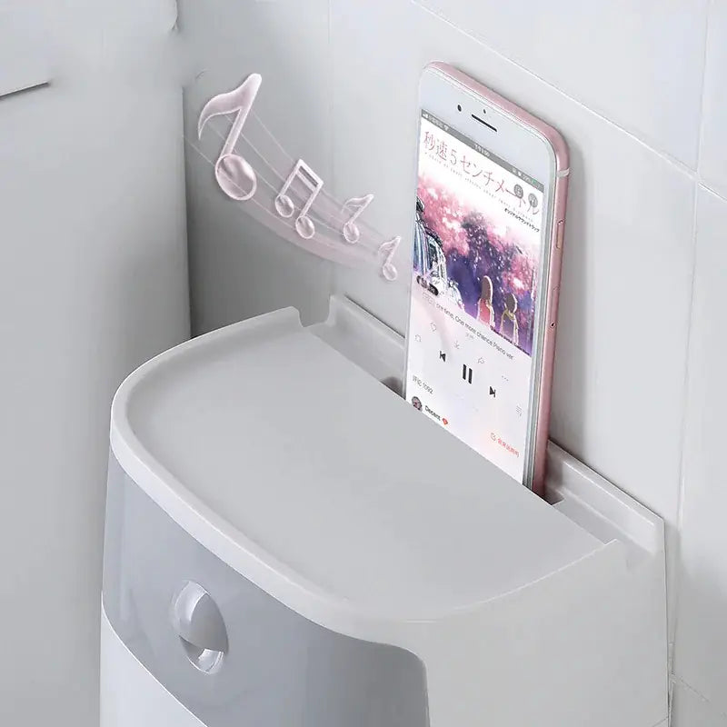 Dispensador de papel higiénico multiusos para montaje en pared