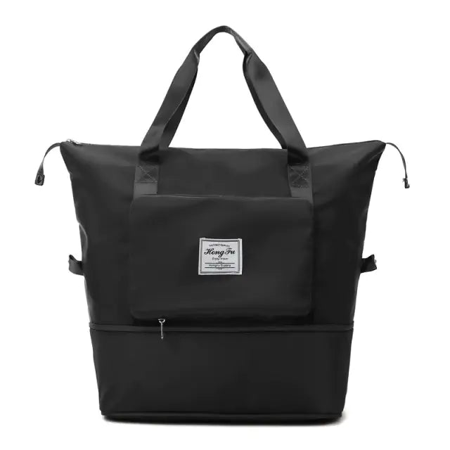 Foldable Waterproof Travel Bag, black
