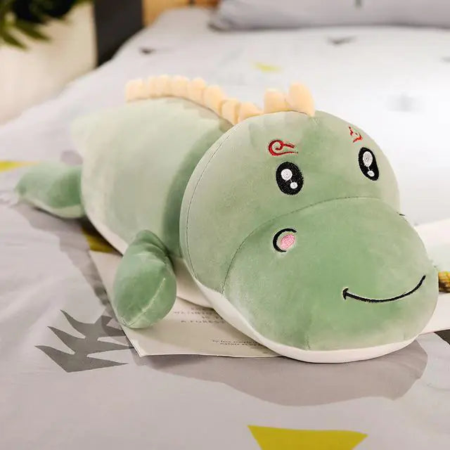 Large Dinosaur Plush Toy - Cozy, Cute, and Perfect for Cuddles