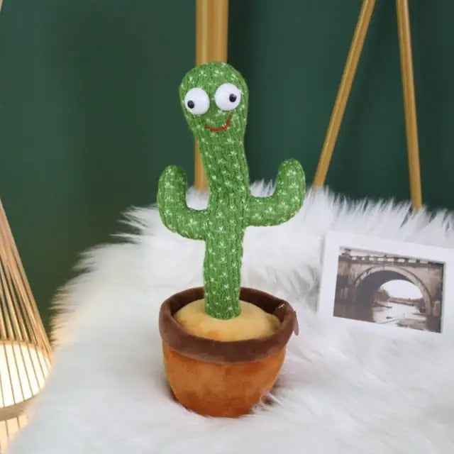 Funny Talk-Back Dancing Cactus Toy for Babies, Toddlers, and Kids – Plush, Interactive & Entertaining