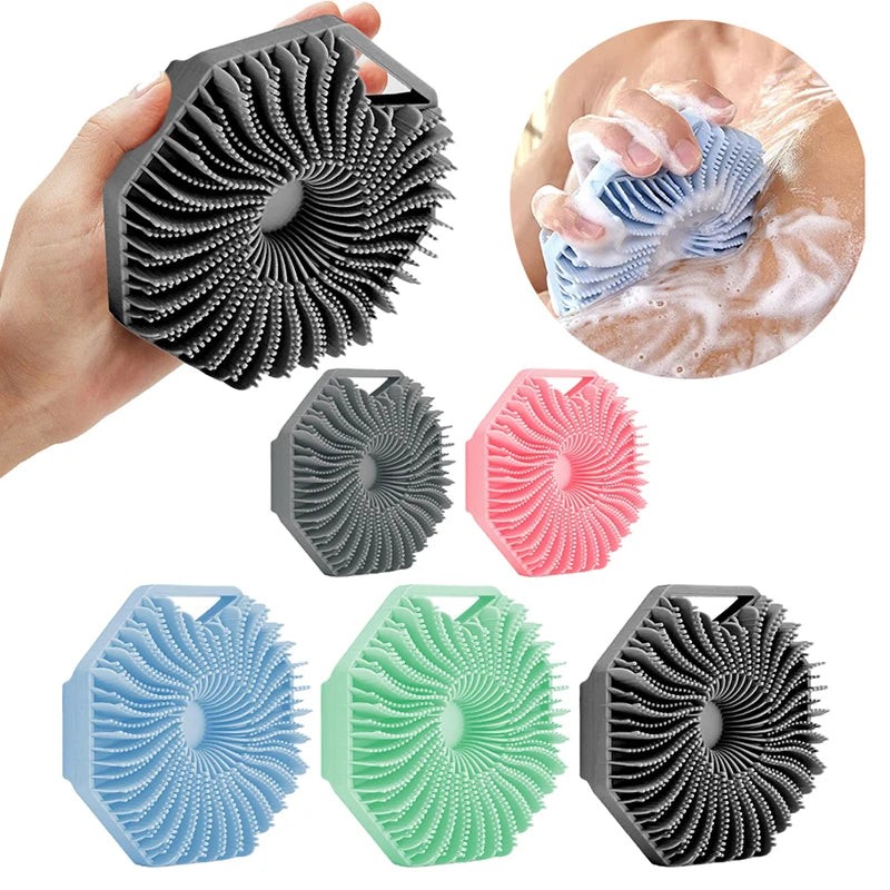 Silicone Body Scrubber – Gentle Exfoliation, Mold-Resistant, Ergonomic Design, for All Skin Types