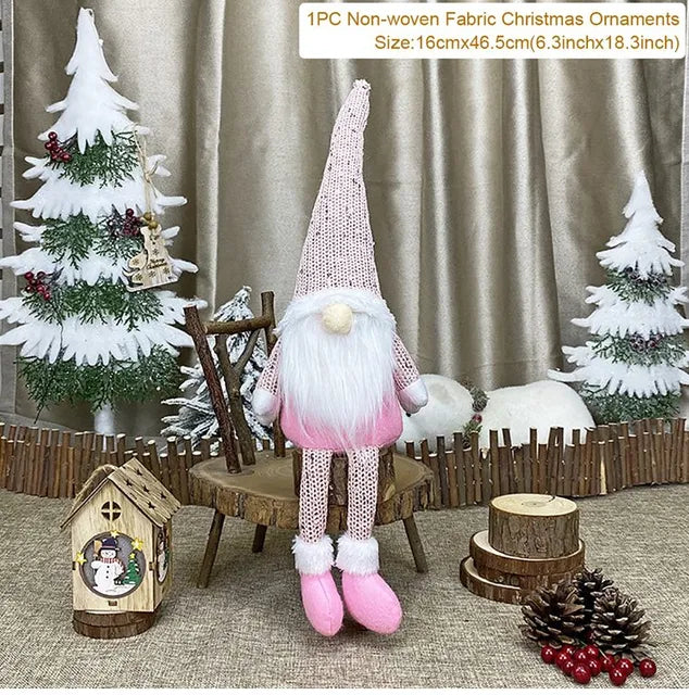 Christmas Dolls Tree Decor - Whimsical Holiday Tree Ornaments for Festive Cheer