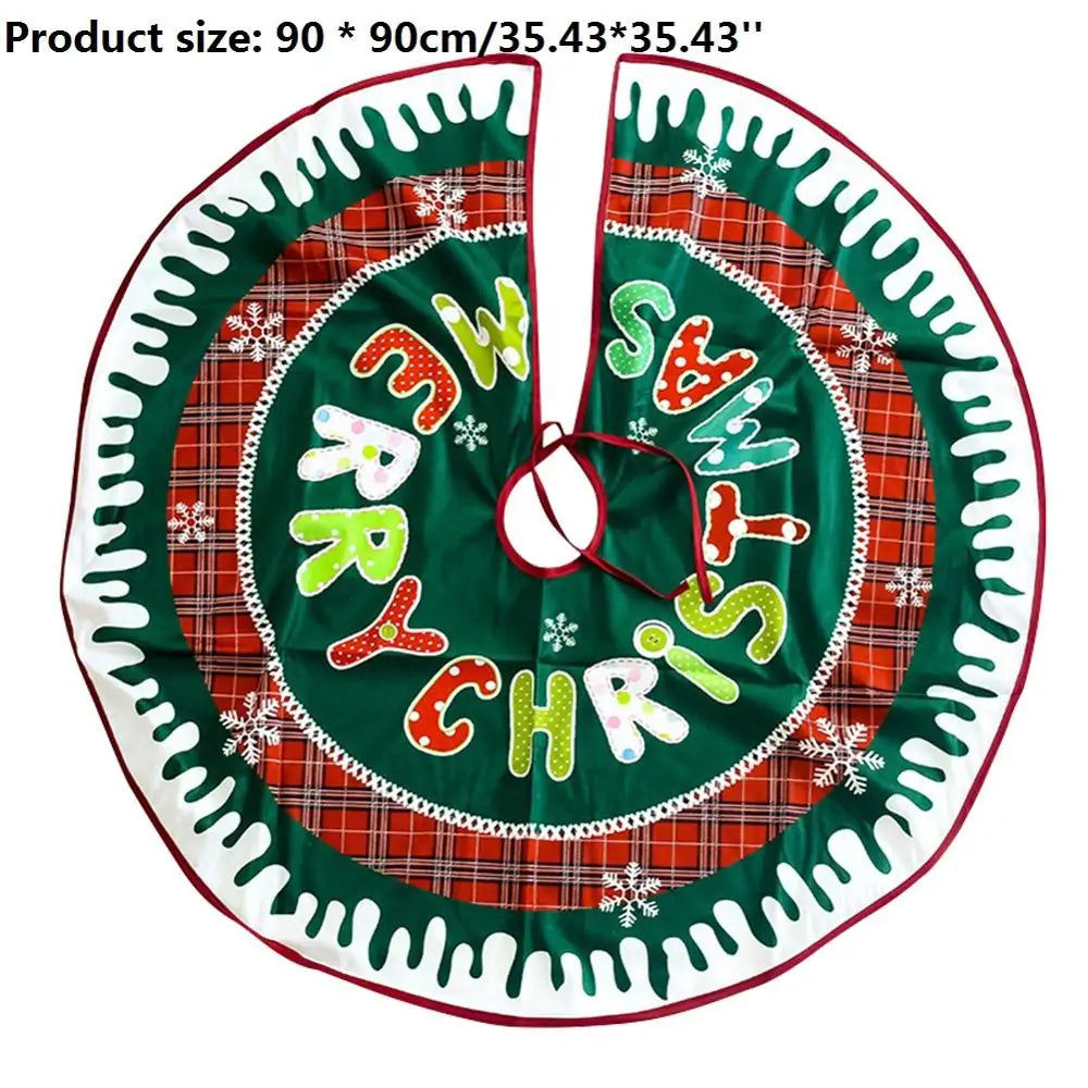 Christmas Tree Skirt Elegant Holiday Decor