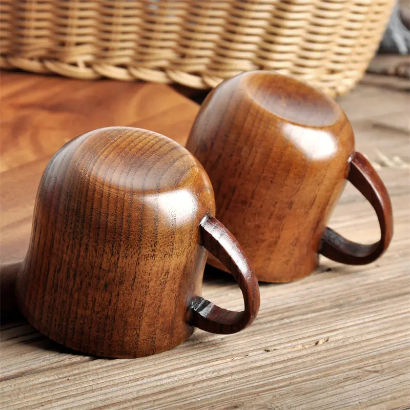 Natural Spruce Wood Cups – Handcrafted, Eco-Friendly & Sustainable