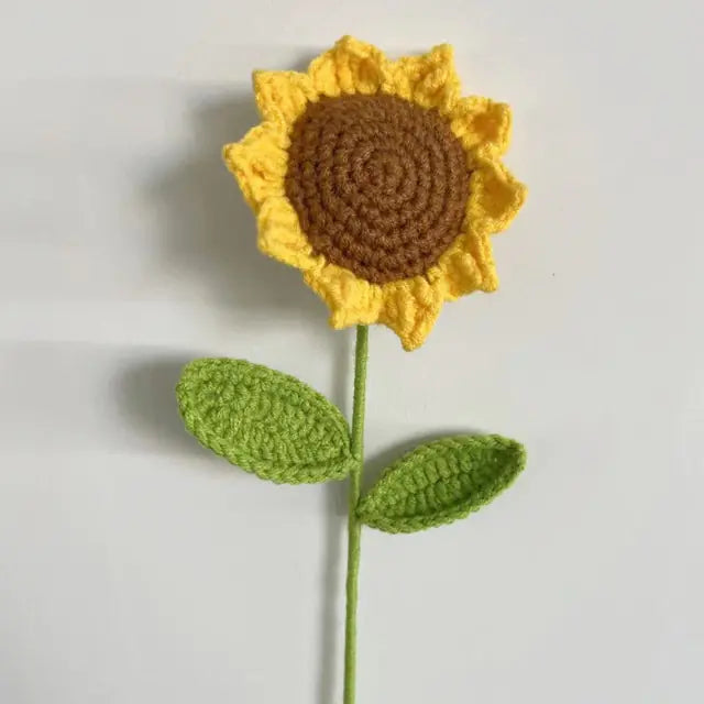 Handmade Crochet Sunflower – Charming Addition to Your Home Decor