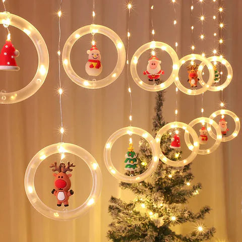 Christmas LED Holiday Light USB-Powered 8 Lighting Modes for Festive Decor
