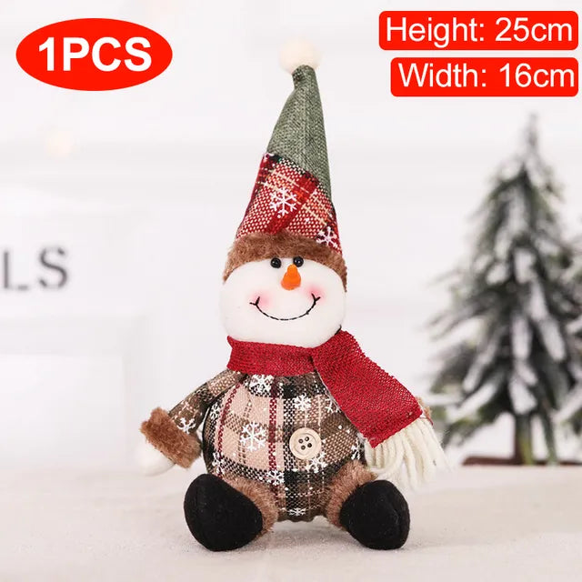 Christmas Dolls Tree Decor - Whimsical Holiday Tree Ornaments for Festive Cheer