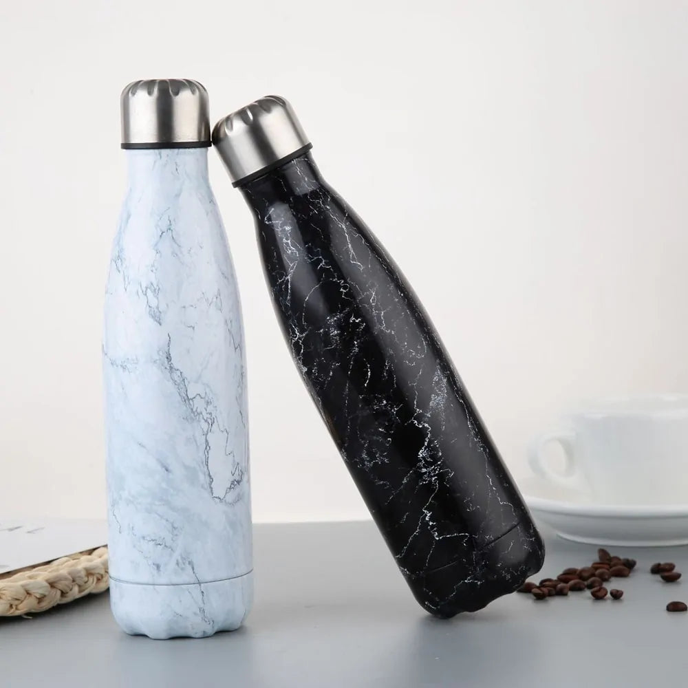 Double-Wall Vacuum Insulated Stainless Steel Water Bottle - Temperature Retention