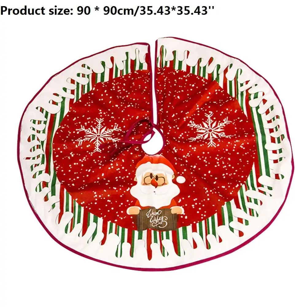 Christmas Tree Skirt Elegant Holiday Decor