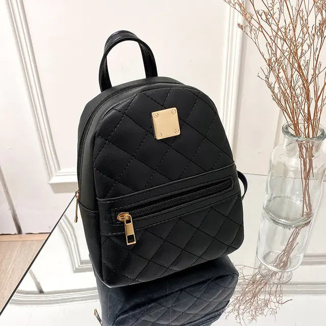 Mini Backpack for Women – PU Leather Multifunction Crossbody Bag