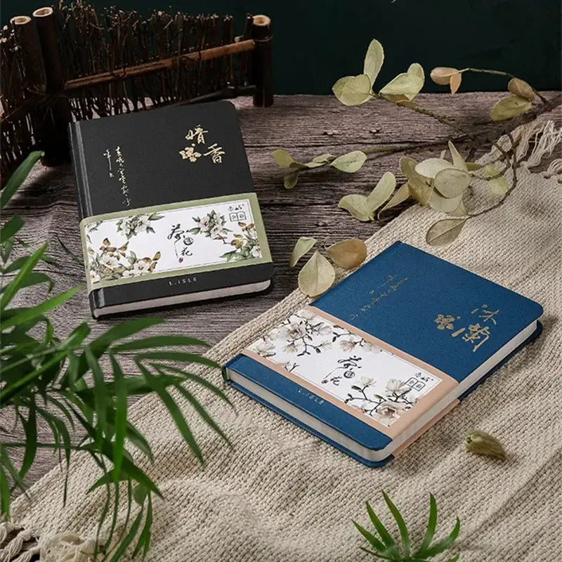 Chinese Style Hardcover Notebook – Vibrant Colorful Pages for Creative Expression