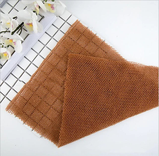 African Exfoliating Sponge, brown