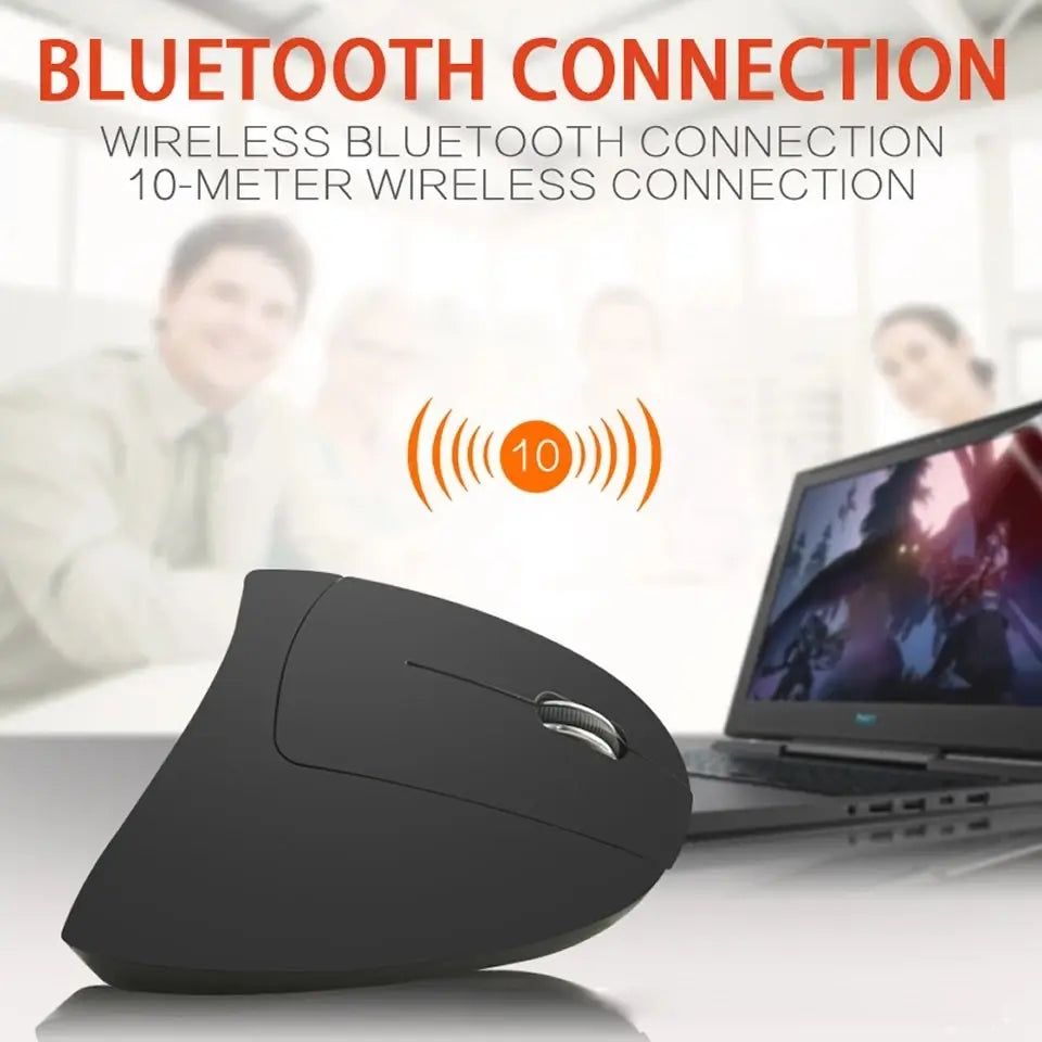 Ergonomic Wireless Mouse, bluetooth connection feature