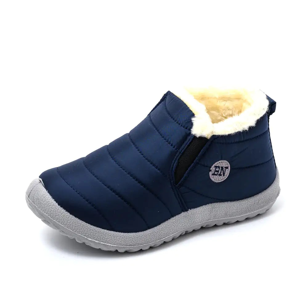 Snow Waterproof Boots - Premium Oxford Cloth Winter Footwear with Wool Lining