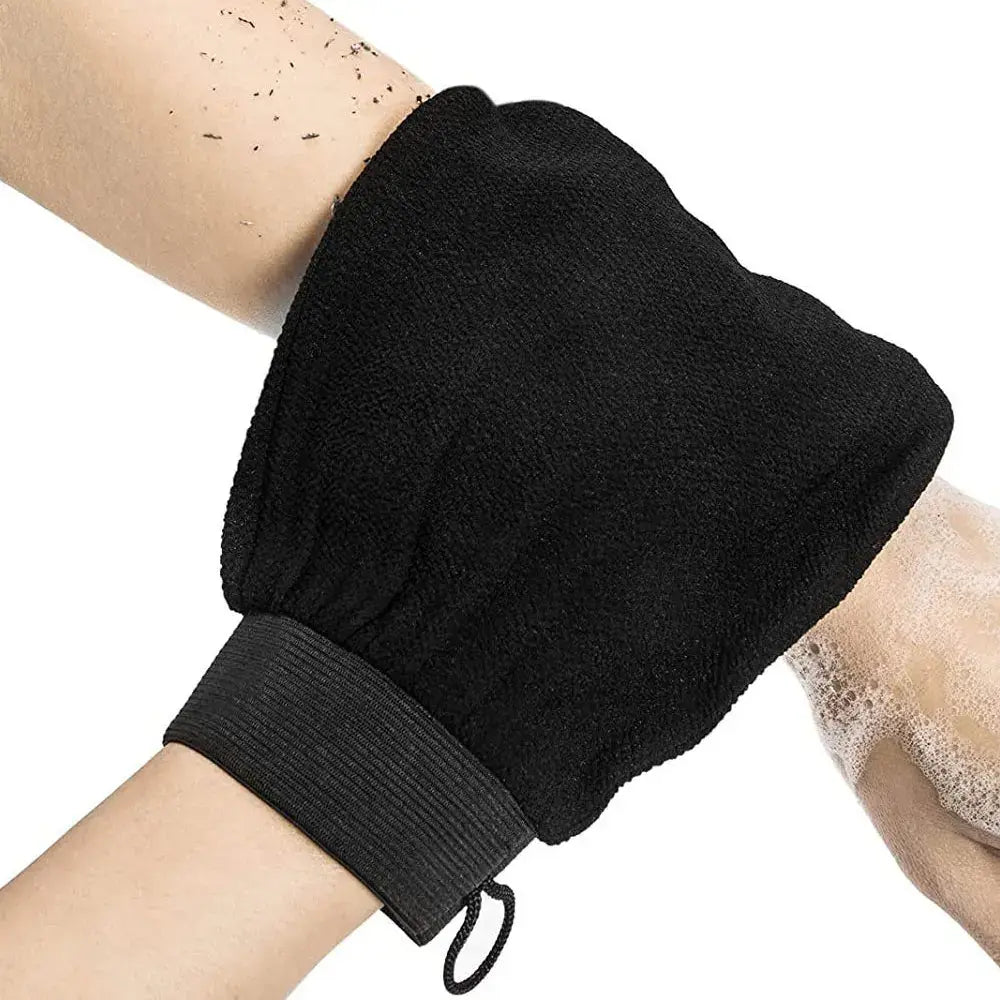Exfoliating Shower Gloves, close-up