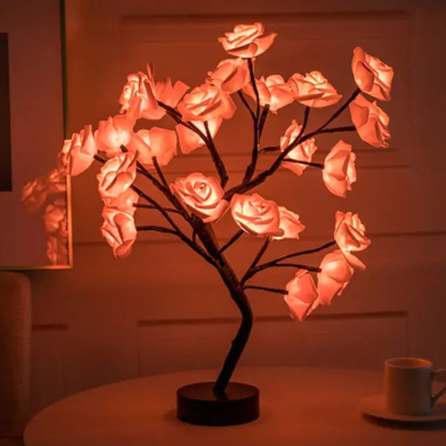 Christmas Card Tree Lights – Warm White, Blue, Red, Pink LED Holiday Lights
