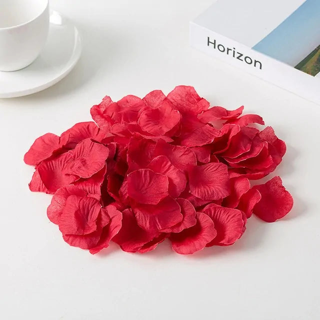 1,000 Fake Rose Petals – Perfect DIY Valentine’s Day & Party Decorations