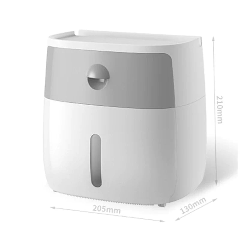 Dispensador de papel higiénico multiusos para montaje en pared