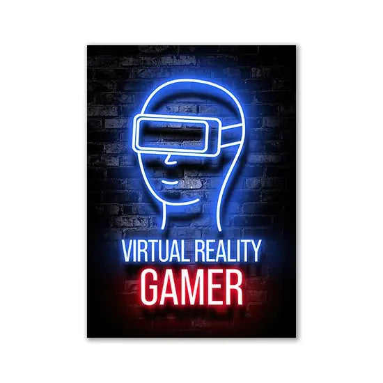 Game Room Decor Wall Posters – Level Up Your Space with Fun & Style