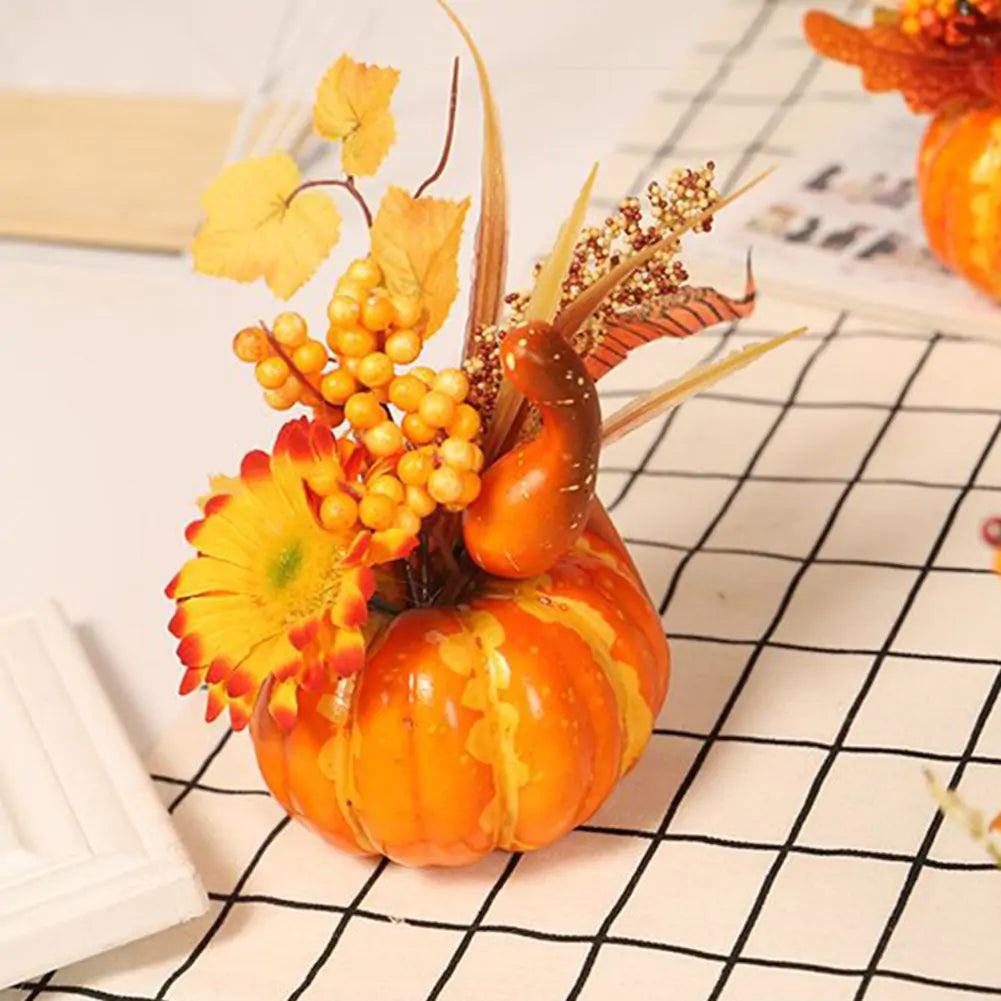 Artificial Pumpkin Decoration | Realistic, Maintenance-Free Fall Decor